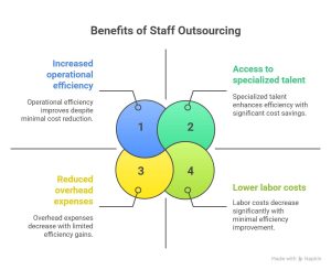 Staff outsourcing benefits